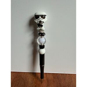 Stormtrooper Bling Beaded Pen – Star Wars Black & White Novelty Ballpoint Pen